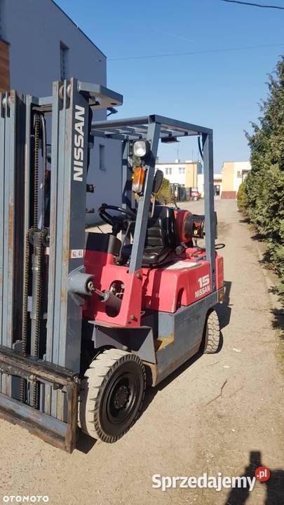 Wózek widłowy Nissan FG15 LPG Triplex 48m Wózki widłowe Biała Rawska