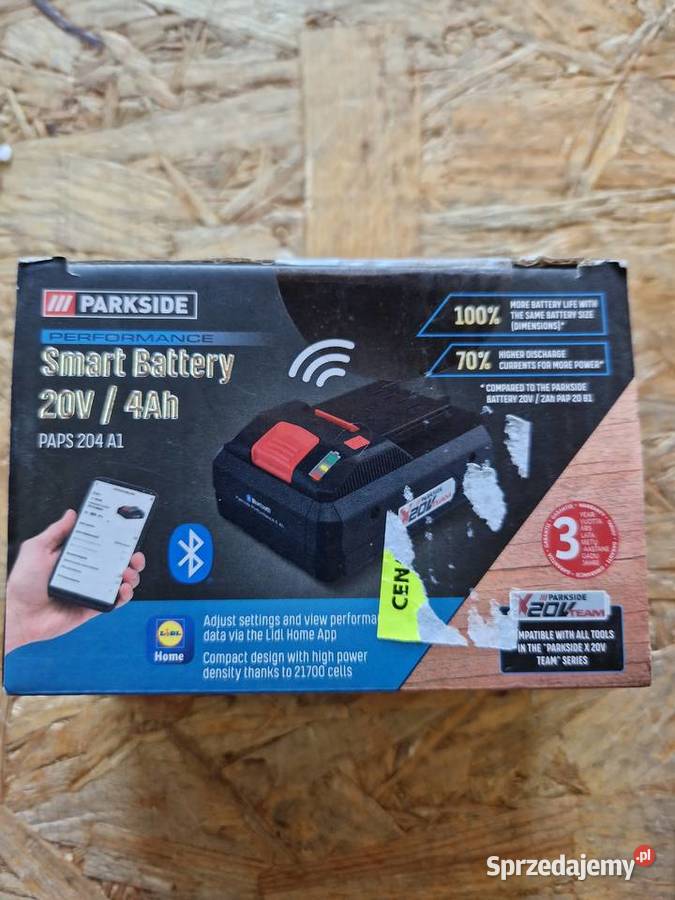 Akumulator LiIon Parkside PAPS 204 A1 20 V 4 Ah wielkopolskie Głogowa sprzedam
