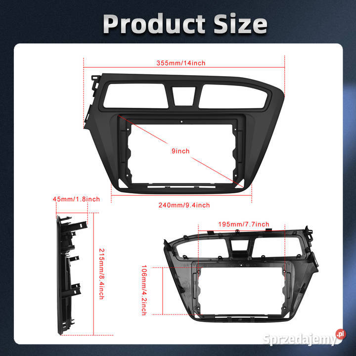 Radio Nawigacja Android Hyundai i20 20152017 9 mazowieckie Mińsk Mazowiecki