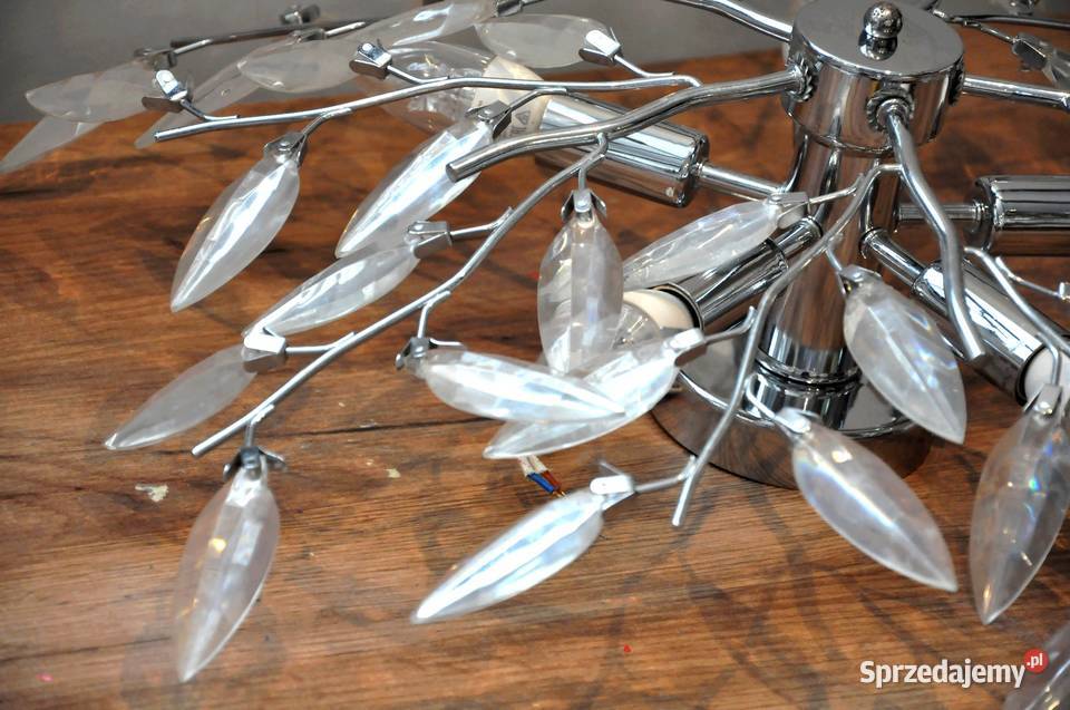 EKSKLUZYWNY ŻYRANDOL LAMPA SUFITOWA PLAFON inny kolor Oświetlenie Białystok