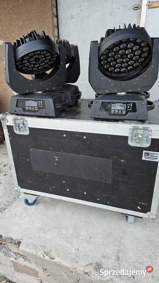 4x PG LED wash 36 X 18W 6in1 Rgbwauv case Kołobrzeg