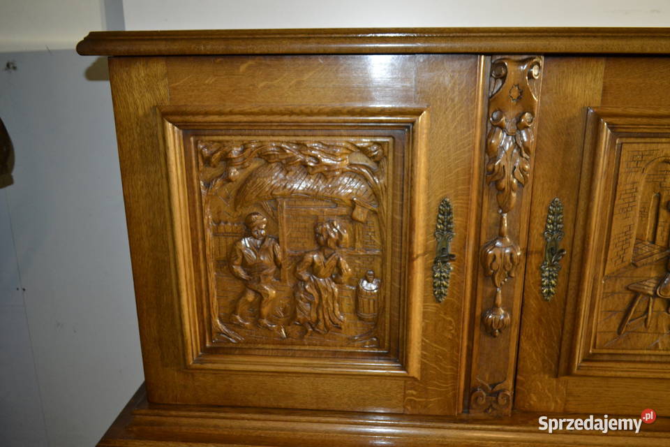 komoda kredens holenderski dąb Będzin