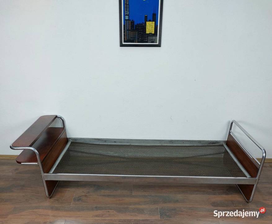 Thonet Sofa Łóżko Tapczan Renowacji Orzech Chrom Kraków sprzedam
