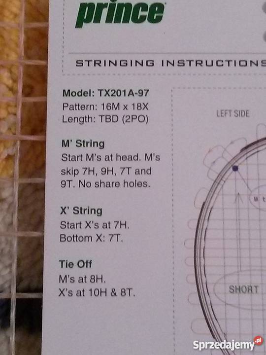 Rakieta tenisowa PRINCE O3 SPEEDPORT TOUR TEAM Wrocław