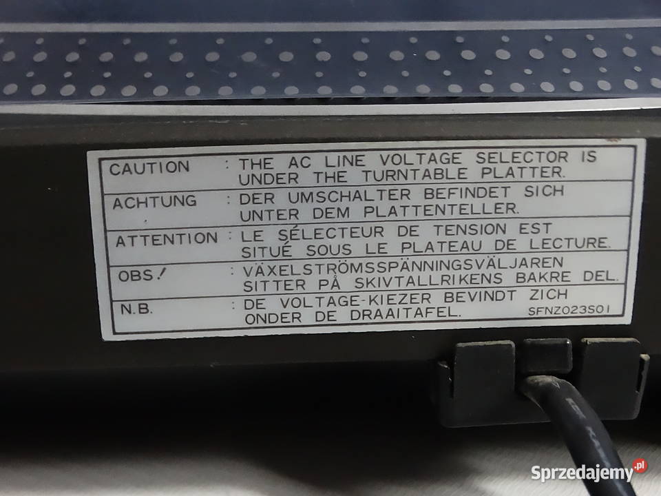 Gramofon Technics SL1710 Direct Drive Biłgoraj