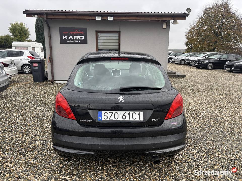 Peugeot 207 czarny Paniówki