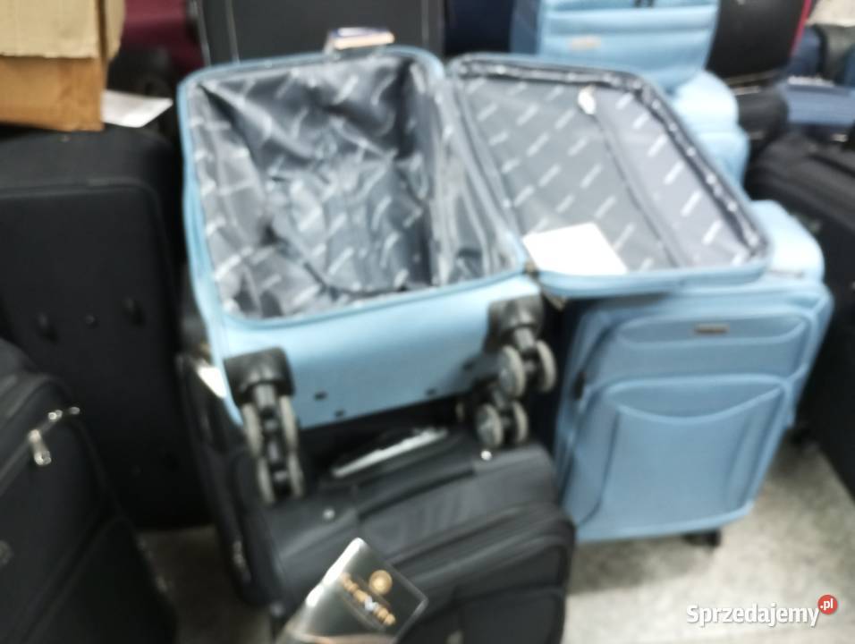 walizka kabinowa z kuferkiem z grubej codury na sprzedam