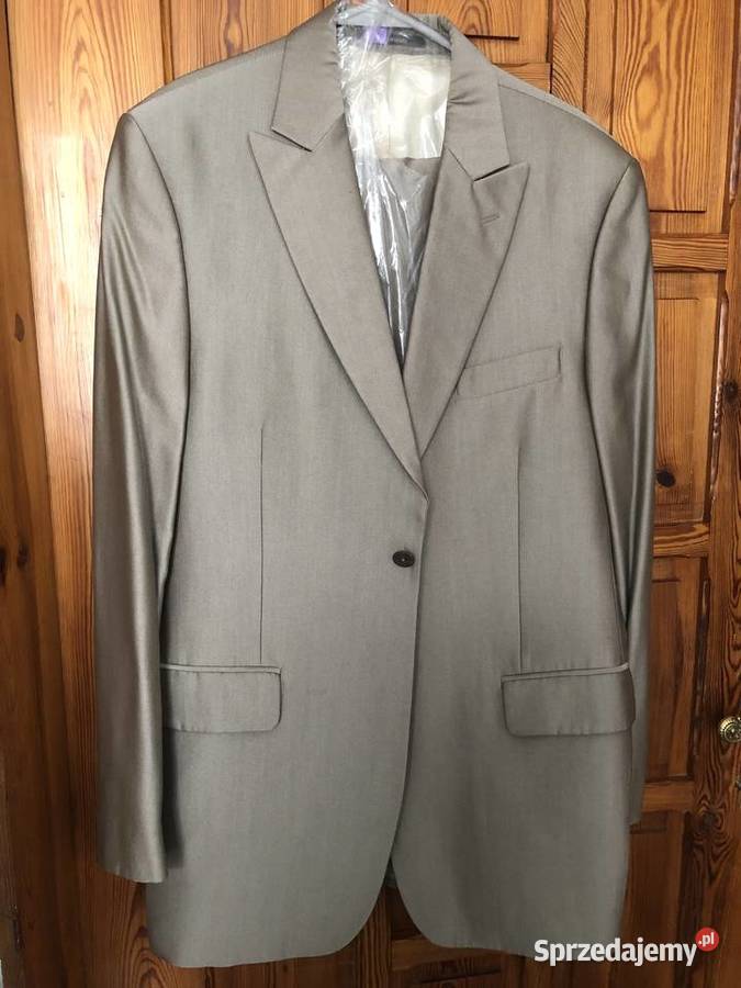 męski śliczny garniturkolor szampana Wschowa