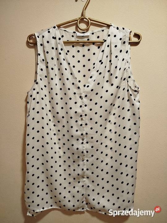 Letnia bluzeczka firmy Promod rozmiar 40 Groszki Bluzki i koszule Biecz