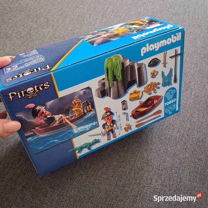 Playmobil klocki wiek 410 lat wyspa piratów Plastik  Rzeszów sprzedam