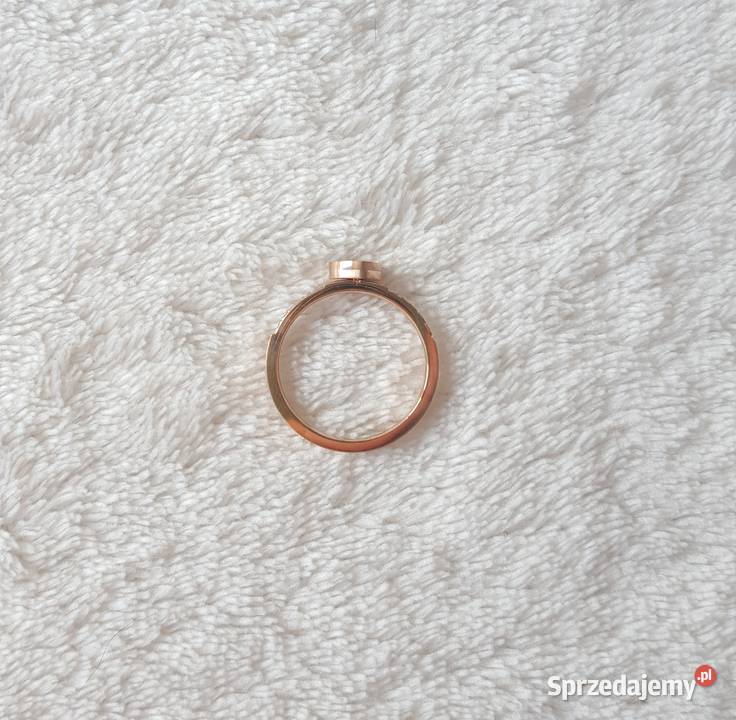 Nowy pierścionek stal szlachetna złoty kolor Szczecin sprzedam