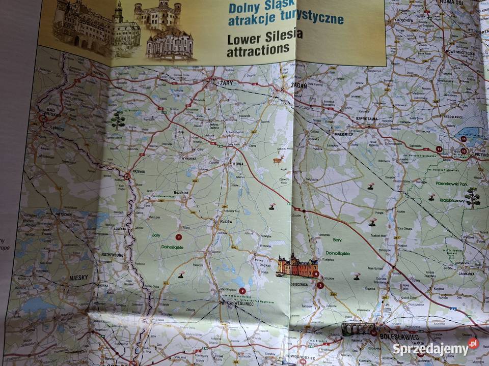 Dolny Śląsk atrakcje turystyczne 1275 000 Lower Rok wydania 2006 małopolskie
