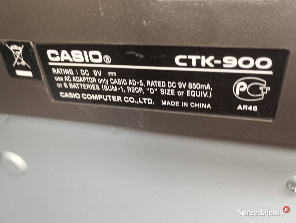 Casio CTK900 instrument klawiszowy keyboard wielkopolskie