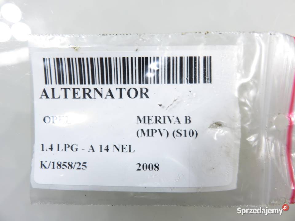 ALTERNATOR OPEL MERIVA B 14 sprzedam