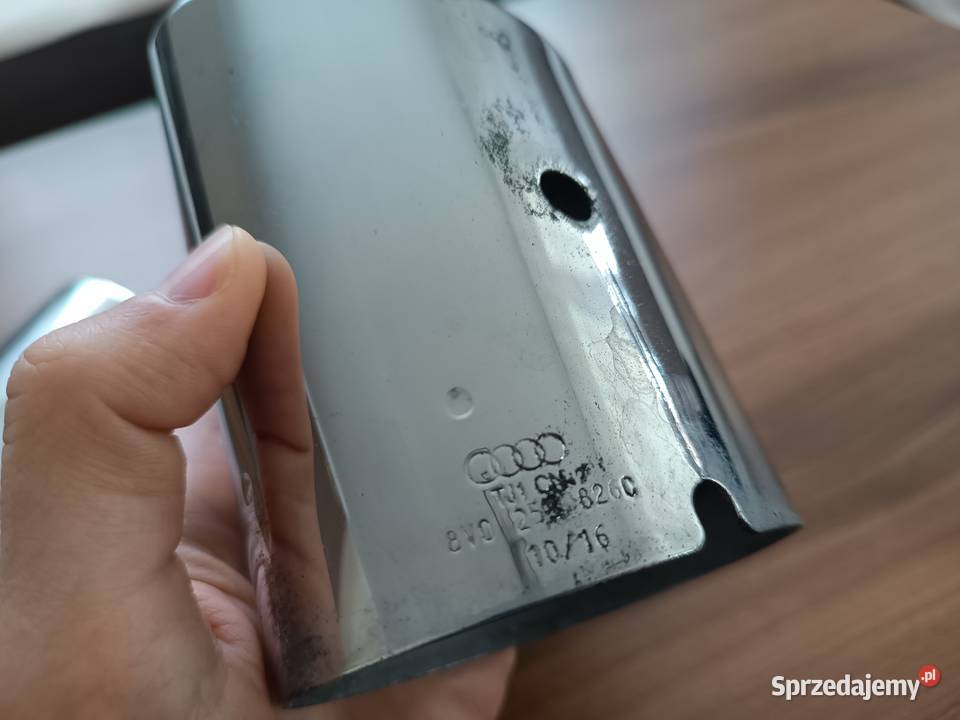Końcówki nakładki wydechu Audi A3 S3 8V Turek