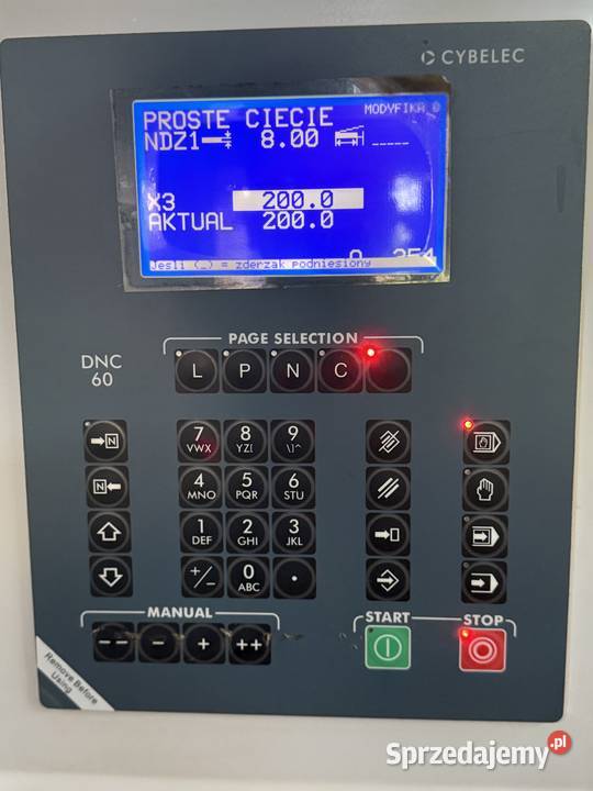 Gilotyna ERMAKSAN CNC 3100x13 Dąbrówka Tczewska