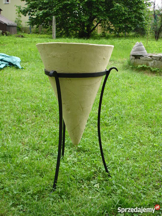 Donica ceramiczna mrozoodporna 40x50 cm. wys. 75 cm.