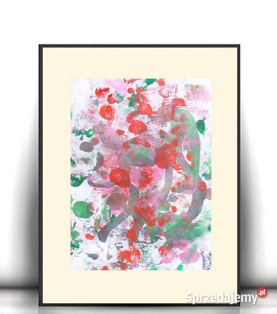 abstrakcja rysunek 30x40 abstrakcyjny obrazek na Obrazki i obrazy pomorskie Gdynia