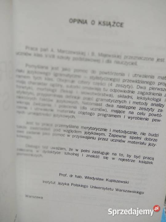 Gramatyka i stylistyka mazowieckie Warszawa