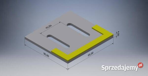 Skrobak wału z węglikiem spiekanym 95 x 90 mm Kamionna