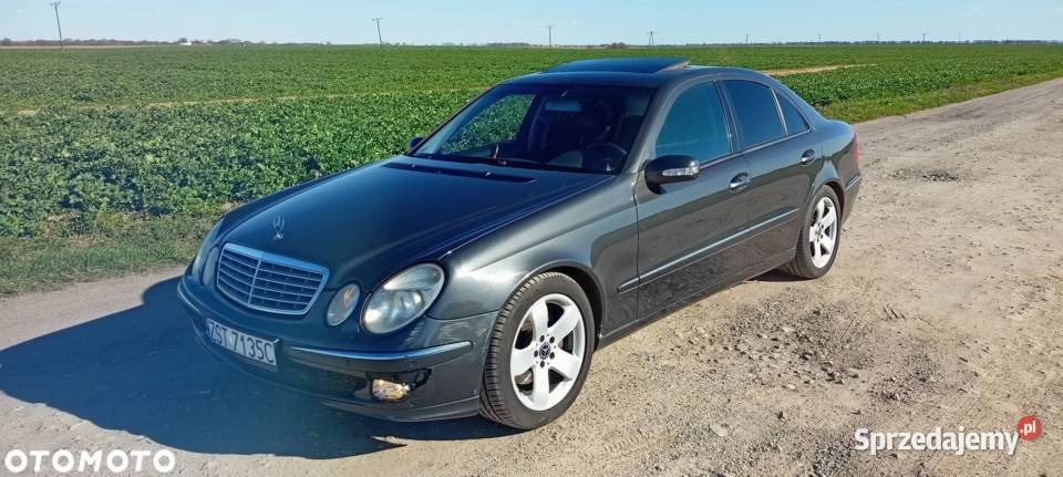Mercedes E500 50 V8 306 LPG skóry xenon światła przeciwmgielne Stargard