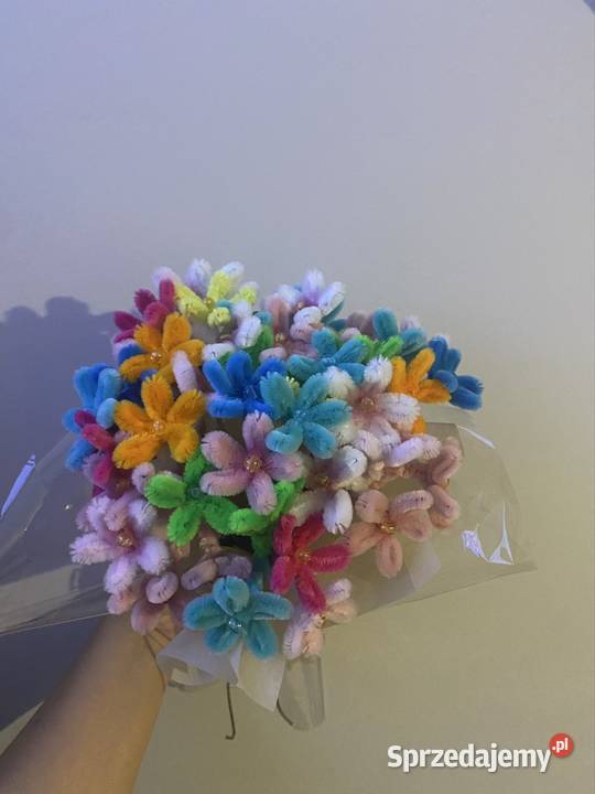 Bukiet z drucików kreatywnych Handmade Florystyka