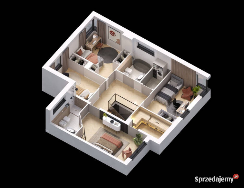 Nowoczesny dom bliźniak w Łazach 11B bez PCC 321m2 Łazy