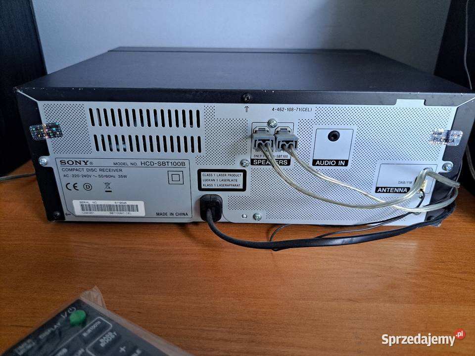 Wieża Sony CMTSBT100B DAB Audio