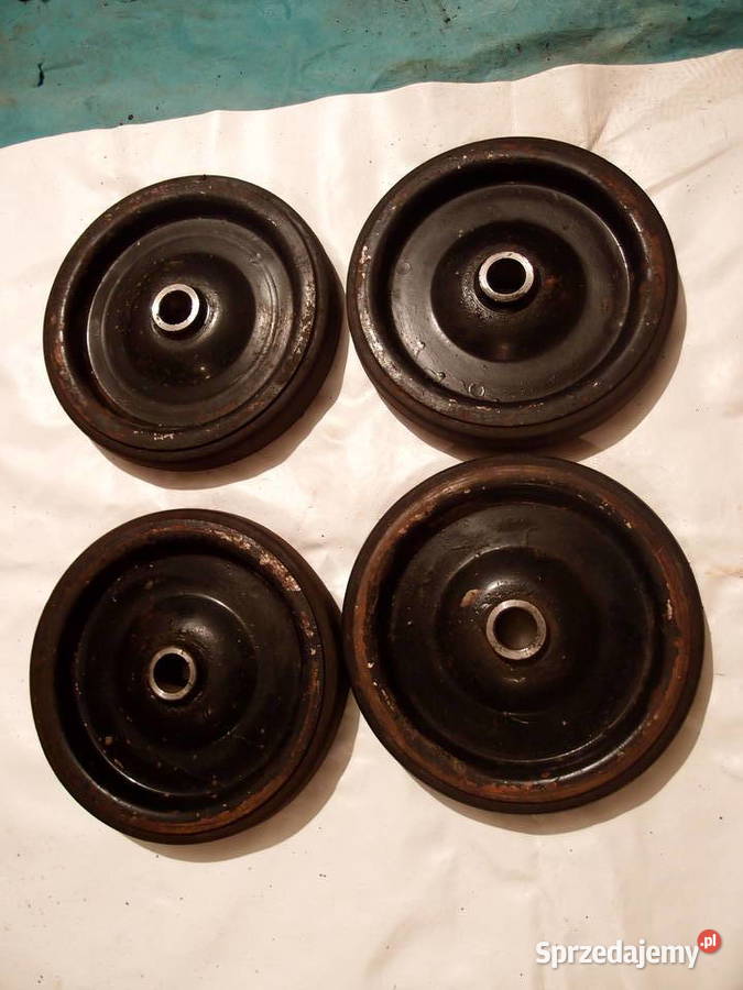 Solidne kółka do wózka platformowego pełne fi Ręczne łódzkie Łódź