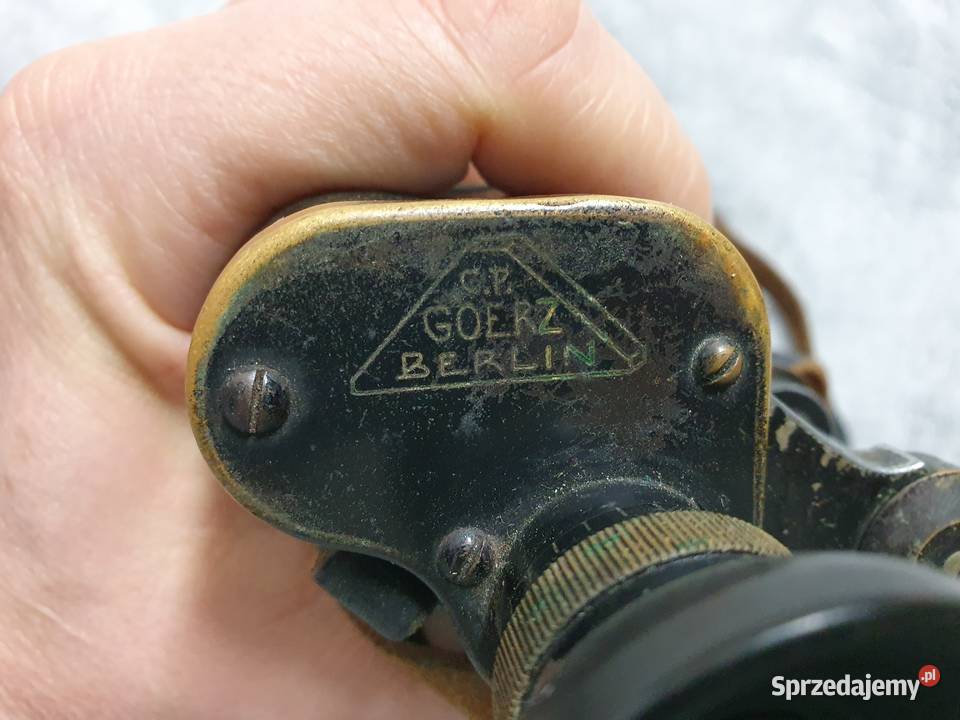 Lornetka Szwajcarska powojenna z opakowaniem Gdynia