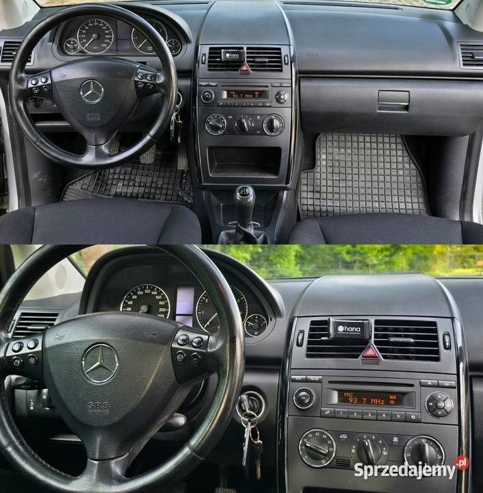 Mercedes A150 W169 2006 15 benzyna Manual srebrny Gniezno