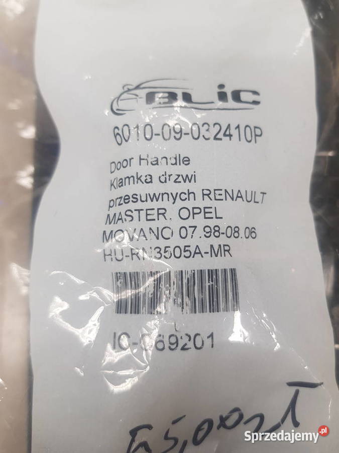 opel movanorenault master 9810 klamka drzwi