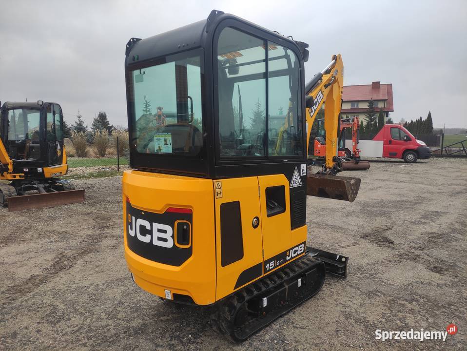 Minikoparka JCB 15 c1 2019r 240mtg maszyna Ryżki