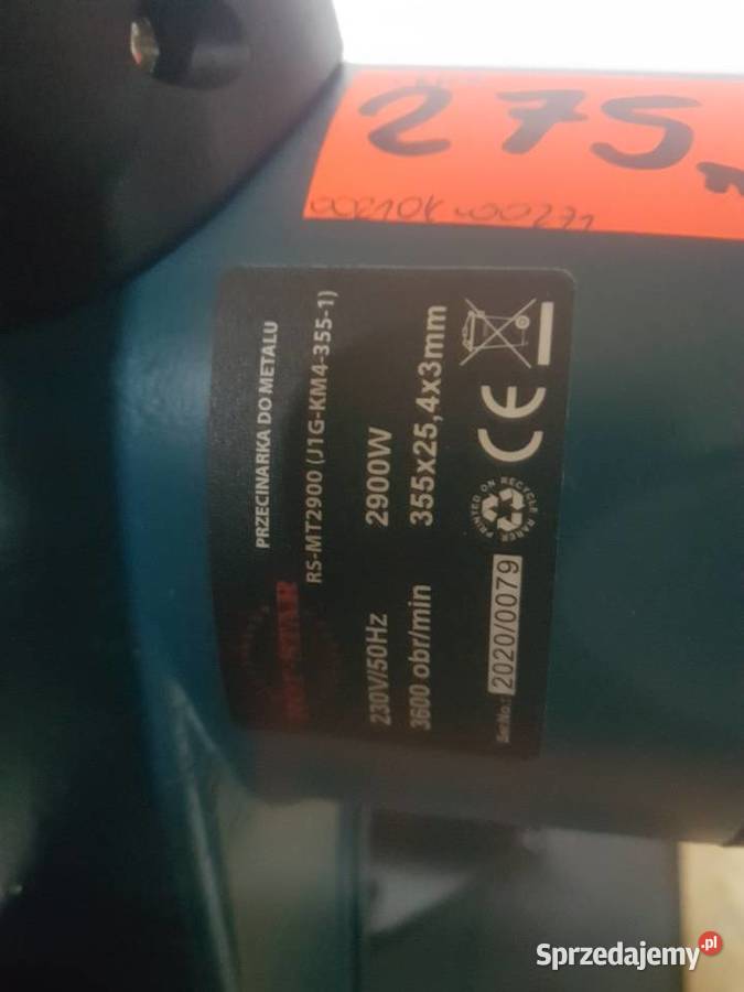 Szlifierka Przecinarka DO METALU 2900Wat Głogowa