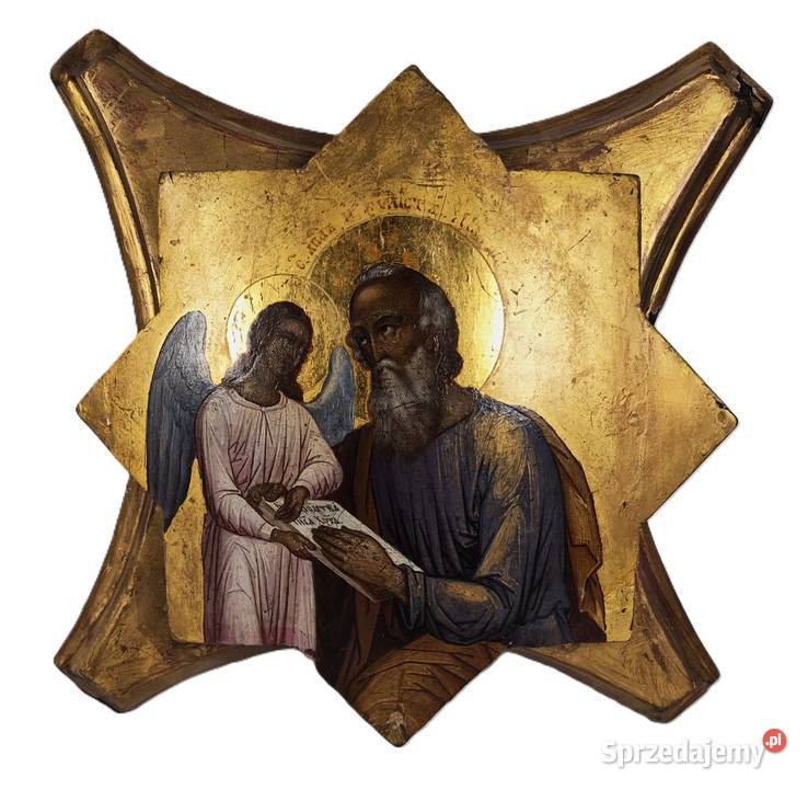 Ikona Święty Mateusz Ewangelista 0470 mazowieckie Warszawa