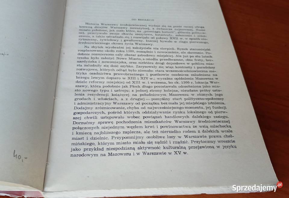 Warszawa średniowieczna zesz 2 Studia Gdańsk sprzedam