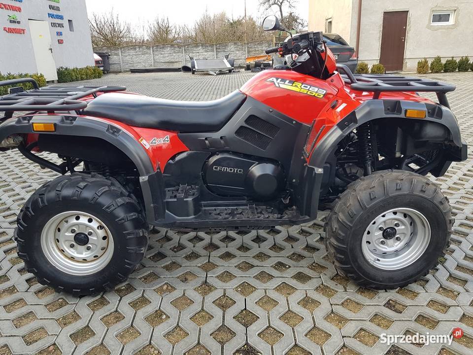 CF MOTO ALLROAD 500 Homologacja SERWIS DOSTAWA Wały A