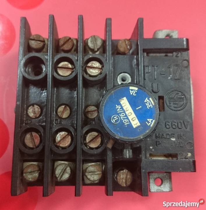 Przekaźnik PT12 660V 4A 35A 3A Made In Poland Ostrów Wielkopolski
