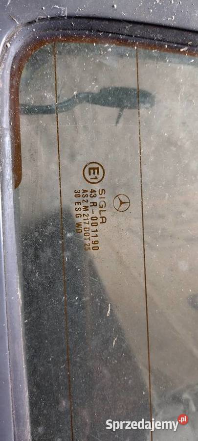 W124 Mercedes kombi szyba tylna ogrzewana Pietrowice Wielkie