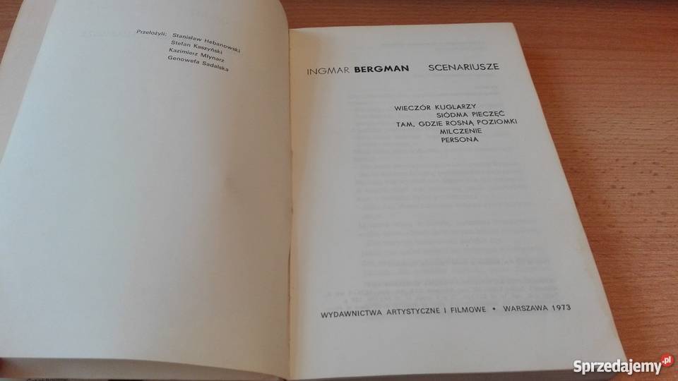 Scenariusze Ingmar Bergman Wieczór kuglarzy Gdańsk