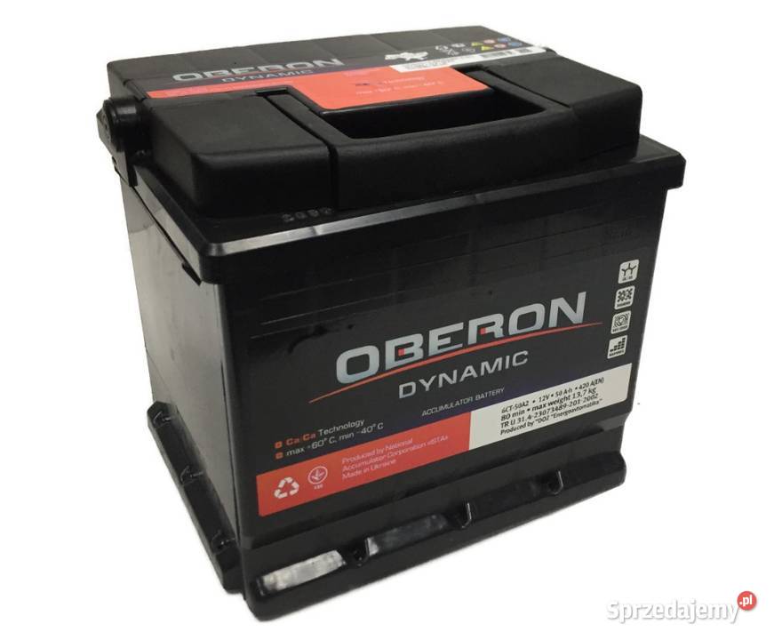 Akumulator Westa Oberon Dynamic 12V 50Ah 420A P lubelskie Biała Podlaska