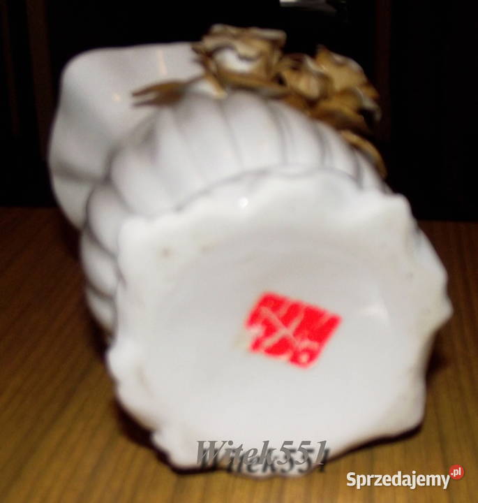 Porcelanowy Kolorowy Błyszczący DZBANEK Z podkarpackie Stalowa Wola