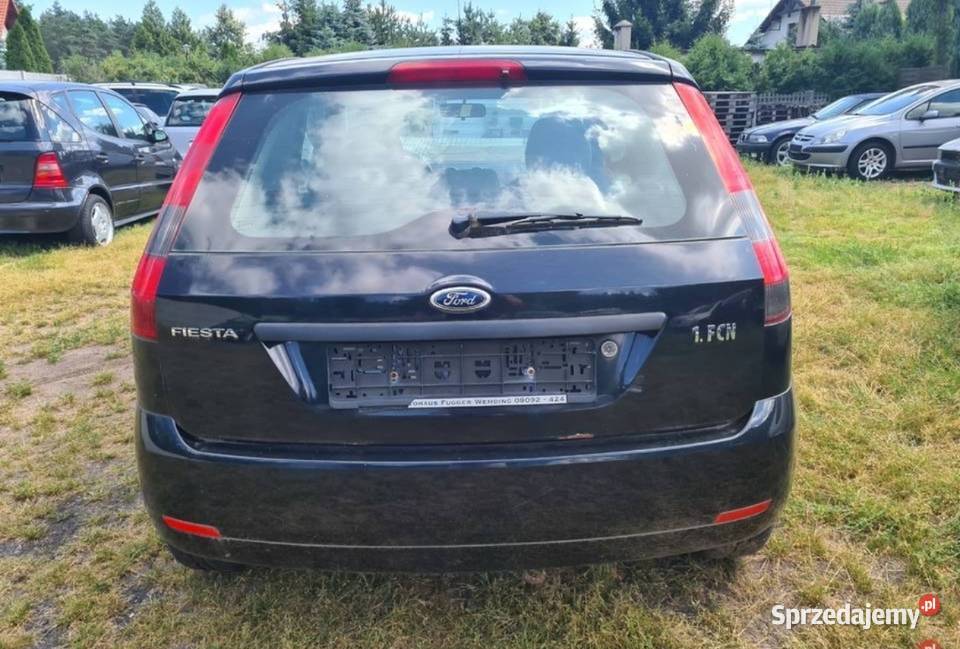 Ford Fiesta tylna klapa bagażnika Chełmno