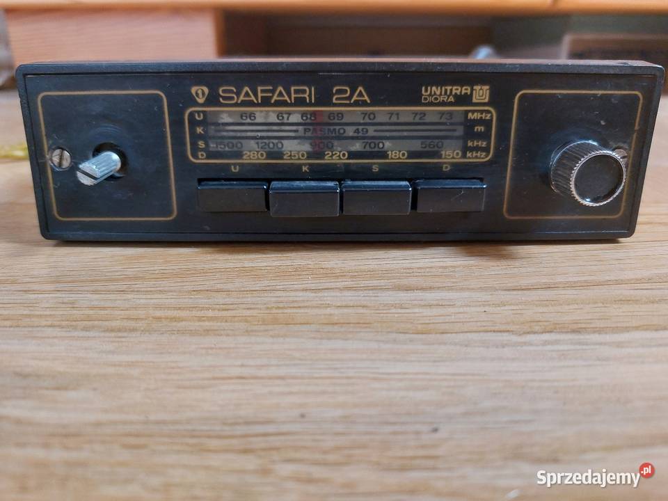 Radio samochodowe unitra safari 2 małopolskie Cholerzyn
