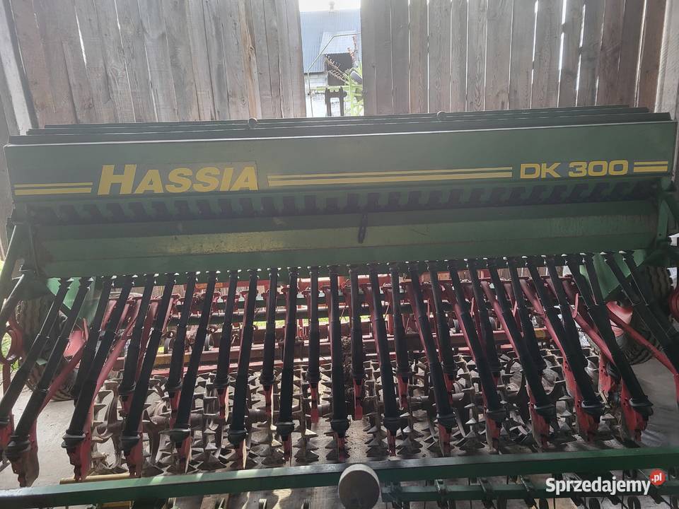 Siewnik zbożowy Hassia DK 300 plus agregat z Pulsze