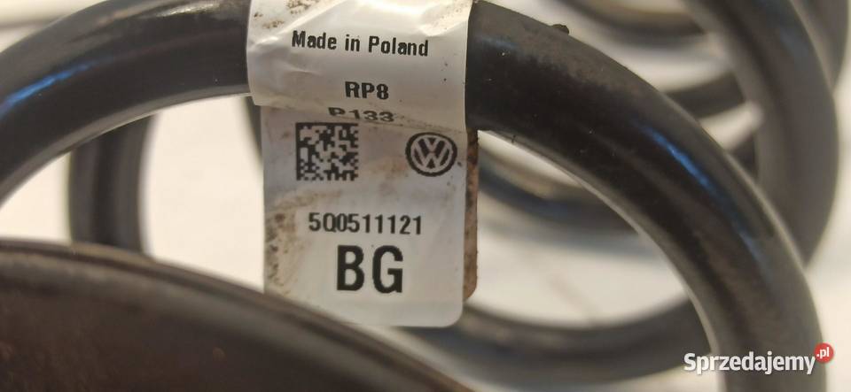 SKODA KAROQ SPRĘZYNA TYLNA TYŁ 5Q0511121BG dolnośląskie sprzedam