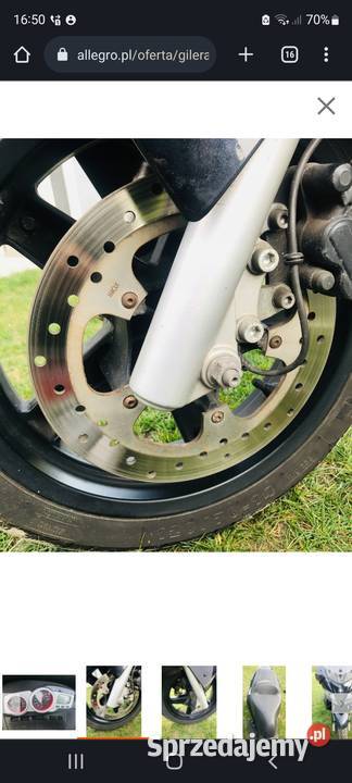 Gilera nexus 125 chlodnica czasza instalacja Lwówek sprzedam