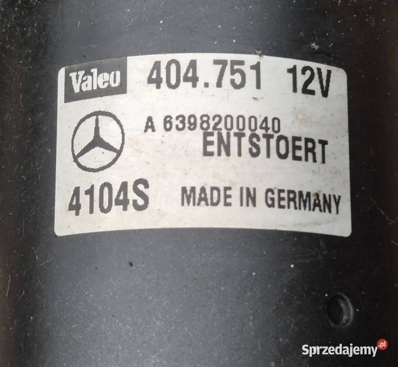 MECHANIZM SILNICZEK WYCIERACZEK PRZÓD MB VITO osobowe Działoszyce sprzedam