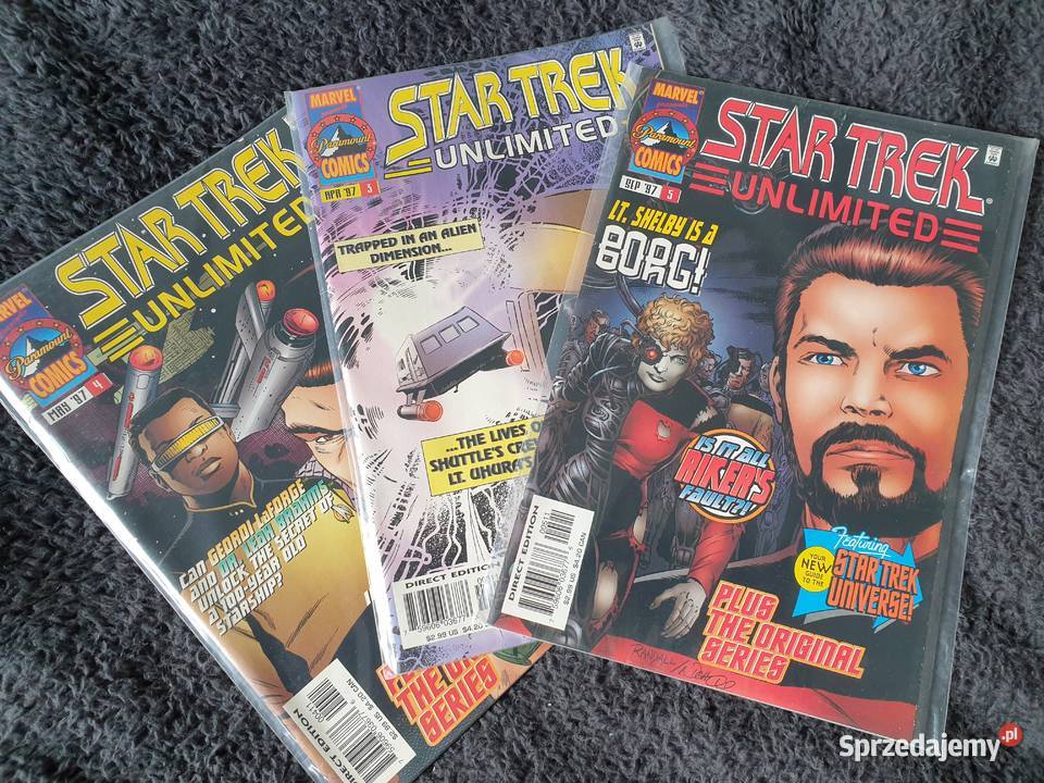 Star Trek Unlimited 3 oryginalne komiksy Marvel pomorskie Gdynia
