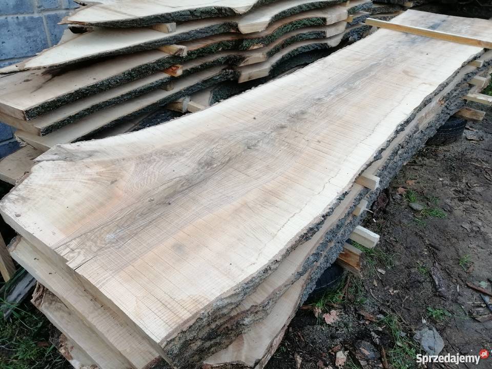 Dąb jesion blat deski bale foszty live edge Przysucha
